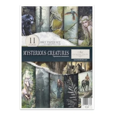 Afbeelding van ITD Collection Mysterious Creatures Decoupage papier, 21 x 30 0,15 cm
