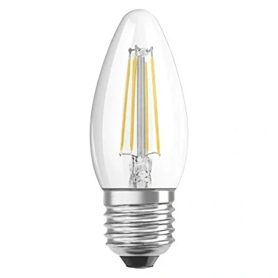 Afbeelding van OSRAM 4058075435223 LED lamp Energielabel E (A G) E27 Kaars 4 W = 40 Warmwit (Ø x l) 35 mm 92 1 stuk(s)