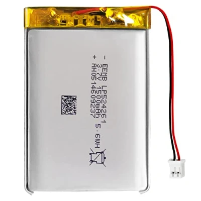 Afbeelding van EEMB lithium polymeerbatterij 3,7 V 1500mAh 524261 Lipo oplaadbare batterij met draad JST connector bevestig de polariteit van het apparaat en voor aankoop