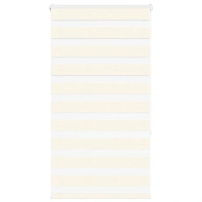 Afbeelding van vidaXL Zebra rolgordijn 75x150 cm stofbreedte 70,9 marmerbeige