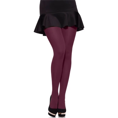 Afbeelding van Merry Style MS GB 162 Dames Panty 60 DEN Plus Size Grote maat Polyamide Wijnrood XXXL