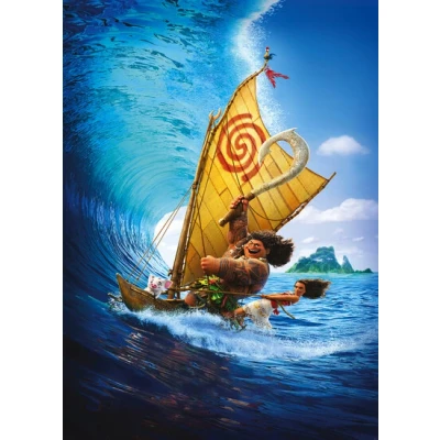 Afbeelding van Komar Vliesbehang Moana Ride the Wave 200x280 cm (breedte x hoogte)