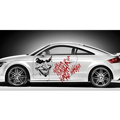 Afbeelding van Finest Folia KX011 KX029 Joker sticker + lettertype Haha van Autosticker, folie, carbon, mat, tuning