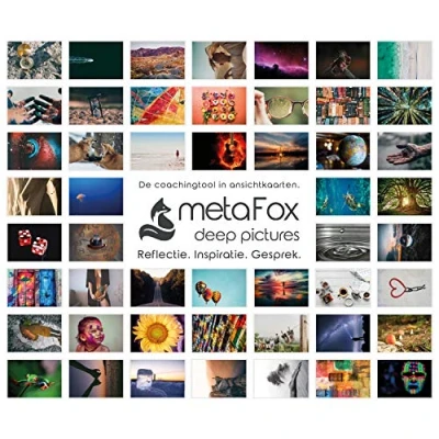 Afbeelding van metaFox Originele motiverende kaarten pakket van 52 voor coaching en therapie