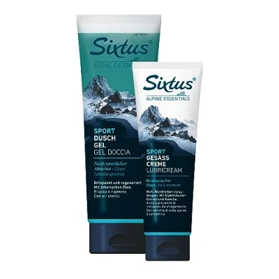 Afbeelding van Sixtus sportdouchegel 125 ml + 250 voor belaste huid, spieren en gewrichten