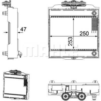 Afbeelding van Radiateur MAHLE CR 923 000P