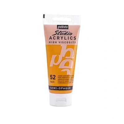 Afbeelding van Pébéo 837052 Studio acryl tube donker cadmium imitatie 100 ml