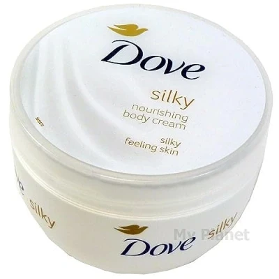 Afbeelding van Zeldzame Dove zijdezacht gevoel huidvoedende bodycrème pampering lotion 300 ml tub