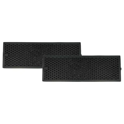Afbeelding van vhbw 2x Actieve Koolfilter compatibel met Braun Scan &amp; Clean BFD104BE Luchtreiniger Luchtfilter Zwart