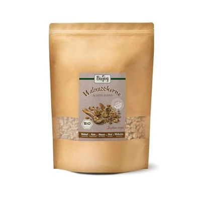 Afbeelding van Biojoy BIO Walnotenpitten (1 kg), walnoot achtste (Juglans regia)