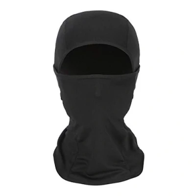 Afbeelding van Bivakmuts, gezichtsmasker winddicht nylon bivakmutsen unisex mannen vrouwen hoofddeksel voor buiten motorhelm fietsen skiën wintersport zwart