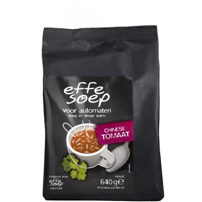 Afbeelding van Effe Soep Vending, Chinese Tomaat, 140 Ml, Zak Van 40 Porties