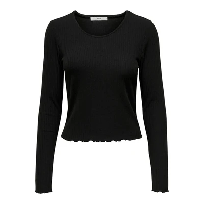 Afbeelding van ONLY Onlemma top voor dames, zwart, XS
