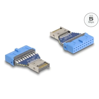 Afbeelding van Delock USB 5 Gbps Adapter Pfostenbuchse zu intern Typ E Key A Stec
