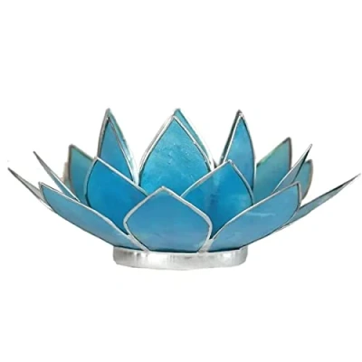 Afbeelding van Lotus sfeerlicht 5e Chakra Blauw