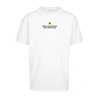 Afbeelding van Upscale by Mister Tee KPOP Heavy Tshirt print, Heren, Maat: XS, White
