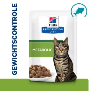 Afbeelding van Hill&#039;s Prescription Diet Metabolic met Zeevis Portie 12 x 85 gram