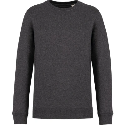 Afbeelding van Native Spirit Ecologische uniseks sweater met ronde hals NS400 Volcano Grey Heather