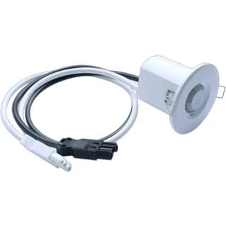 Afbeelding van Esylux vlakke aanwezigheids sensor voor plafondinbouw 360 graden bereik ca d 8m op 2 5m hoogte afstand bedienbaar gst aansluiting ep10427879