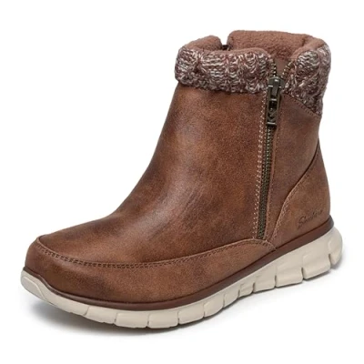 Afbeelding van Skechers Synergy enkellaars voor dames, Bruin, 37.5 EU