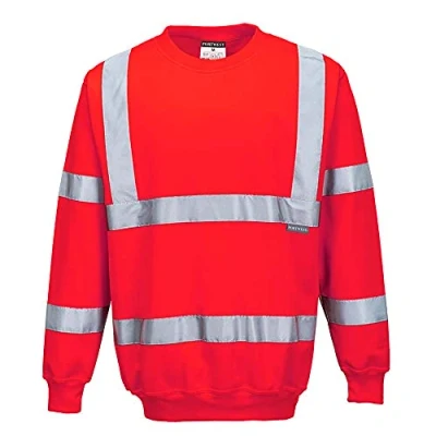 Afbeelding van Hi Vis Sweatshirt maat Large, Red