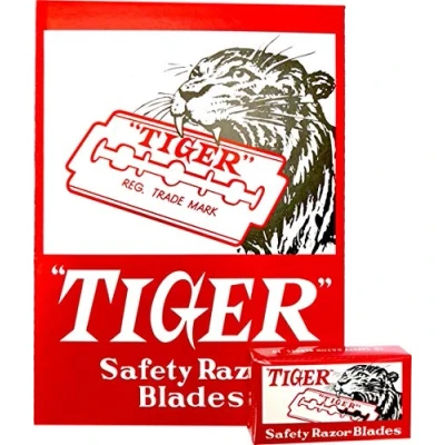 Afbeelding van 100 Tiger scheermesjes