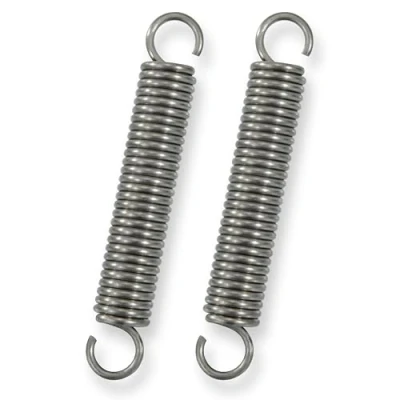 Afbeelding van GUNGY Trekveren 90 mm trekveer dubbele haak van roestvrij staal draaddiameter 2,2 buitendiameter 15 trein 11,8 kg 2 stuks