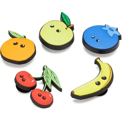 Afbeelding van Crocs 5 pack Food Jibbitz Shoe Charms, Smile Fruit
