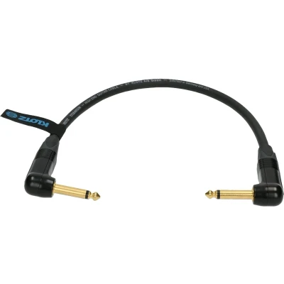 Afbeelding van Klotz pedaal Patcher 0,6m hoek Titanium TI RR060 Mono Patchkabel
