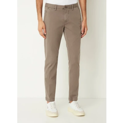 Afbeelding van Marc O&#039;Polo heren Stig tapered fit chino met stretch in de kleur Grijs, maat: W32/L32