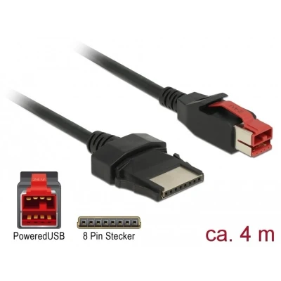 Afbeelding van Delock PoweredUSB cable male 24 V&gt;8 pin 4 m for POS printers and terminals