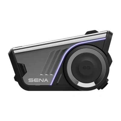 Afbeelding van Sena 60S Motorfiets Communicatie Headset met WAVE, Mesh en Bluetooth Intercom, 2e Generatie Geluid van Harman Kardon, Dual Pack