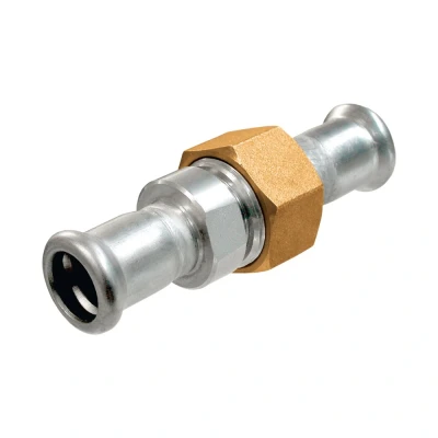 Afbeelding van Bonfix Perskoppeling RVS 316L 3 Dlg koppeling G1 1/2&quot;x35mm