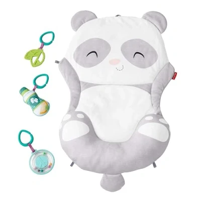 Afbeelding van Fisher Price GJD28 Panda speelmat, pluche mat om te spelen in de buikligging met speelgoed