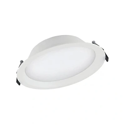 Afbeelding van Ledvance led dali 2370lm 25w 6500k cri80 89 bundel diffuus ip44 50000uur dxl 200x61mm aluminium beh wit inbouw 4058075091658