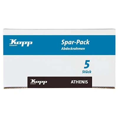 Afbeelding van Kopp 402629108 Profipack 2 voudig frame afdekframe, zuiver wit