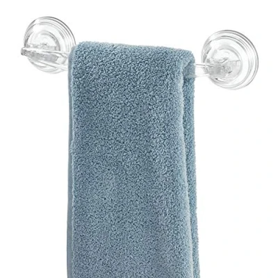 Afbeelding van InterDesign 52620Power Lock Zuig Badkamer Handdoekstang Doorzichtig, 11&quot; x 5.7&quot; 2.3&quot;