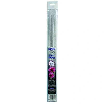 Afbeelding van PME Floral Wires Wit 18 Gauge Bloemdraad Bloemistendraad 50 stuks