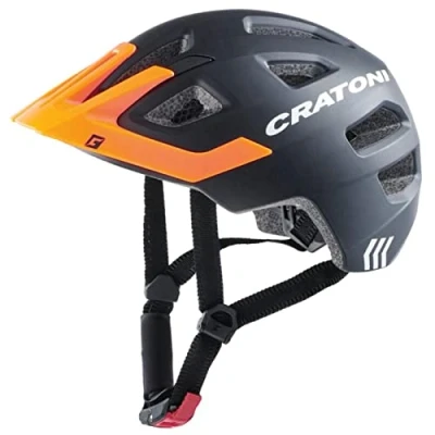 Afbeelding van Cratoni Maxster Pro Fietshelm voor volwassenen, uniseks, zwart/oranje, M