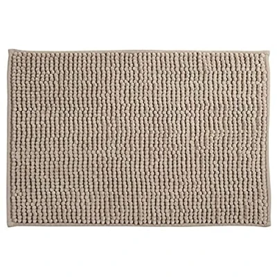 Afbeelding van MSV Badkamerkleed/badmat voor op de vloer beige 40 x 60 cm Microvezel Badmatjes