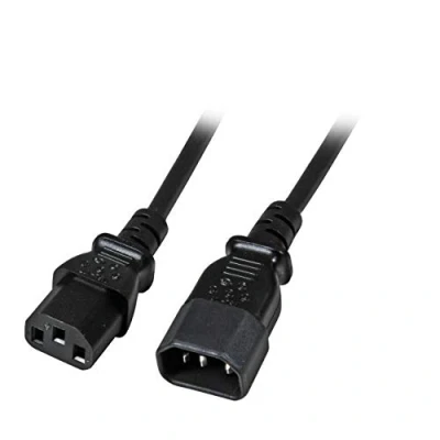 Afbeelding van EFB Elektronik verlengstuk C14 180 C13 180, zwart, 3,0 m, 3 x 1.00 mm2, EK503.3
