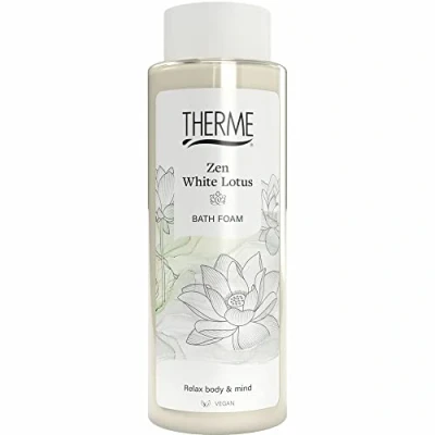 Afbeelding van 4x Therme Relaxing Foam Bath Zen White Lotus 500 ml