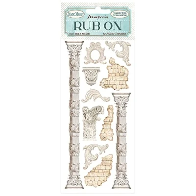 Afbeelding van Stamperia Magic Forest Rub On 4x8,5 Inch Column (DFLRB21)