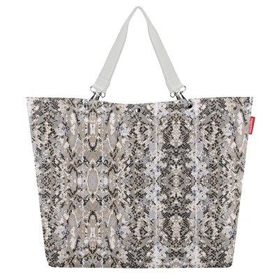 Afbeelding van Reisenthel Shopper XL Strandtas 35L Snake Sand Beige