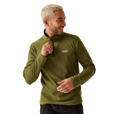 Afbeelding van Regatta Thompson lichte thermische fleece jas met halve rits, comfortabel, veelzijdig en duurzaam anti pil perfect voor buiten, wandelen, wandelen kamperen