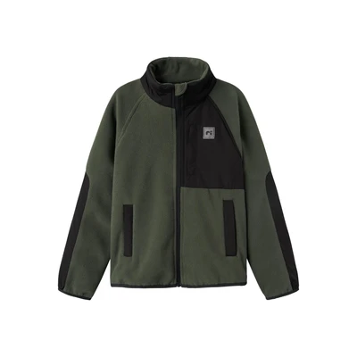 Afbeelding van Name it Nknmyles Unisex Fleecejas voor kinderen, Maat: 116, Climbing ivy