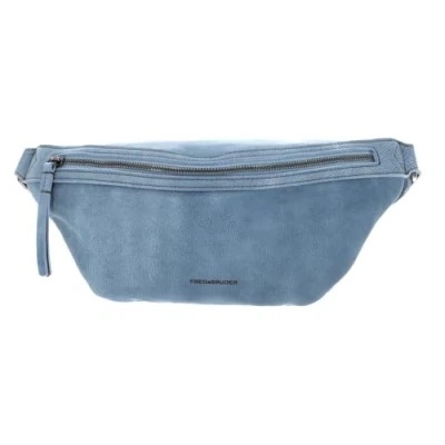 Afbeelding van FREDsBRUDER Leren Schoudertas Gordeltas My Old Friend Waist Bag Sky Blue Lichtblauw