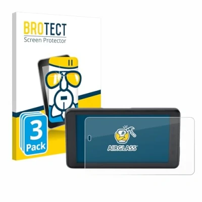 Afbeelding van BROTECT Glas Screen Protector voor BMW ConnectedRide Navigator (3 Stuks) Schermbeschermer [9H Hardheid, Beschermglas Folie niet Gehard Glas]