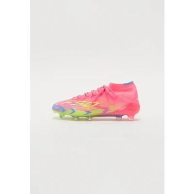 Afbeelding van adidas Performance F50 Elite MID Voetbalschoenen met kunststof noppen, Dames, Maat: 36, Lucid pink/lucid lemon/blue fusion Textiel/ synthetisch