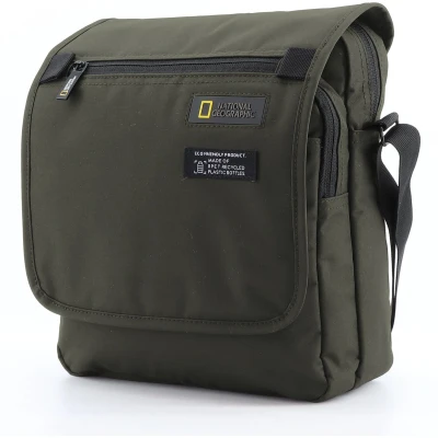 Afbeelding van National Geographic Mutation Schoudertas, Heren, Maat: One Size, Khaki